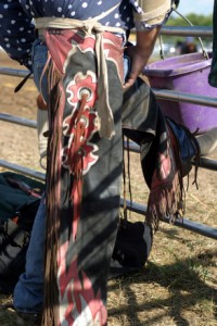 Once, chaps were for protection only. These days, rodeo competitors love to add some dazzle to their entries. (Photo credit: Margo Searls-Begy/freeimages.com)