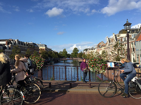 a bridge in Amsterdam