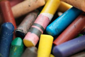 broken crayons