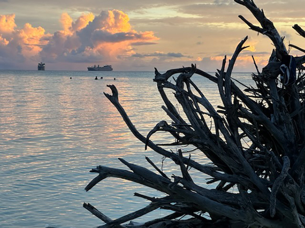 Saipan, the ocean